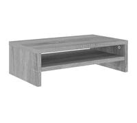 vidaXL Support moniteur 815268 – 42x24x13 cm Bois gris Sonoma