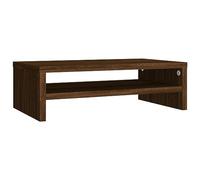 vidaXL Support de Moniteur Réhausseur d'Écran Support d'Ordinateur Portable de Bureau Etagère d’Affichage Chêne Marron 42x24x13 cm Bois d'Ingénierie