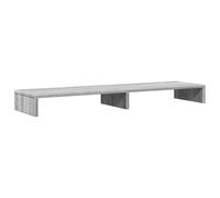 vidaXL Support de moniteur Sonoma gris 100×27×10 cm bois d'ingénierie pour bureau
