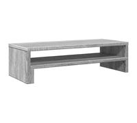 vidaXL Support de moniteur sonoma gris 54x22x15 cm bois d'ingénierie, support de moniteur pour bureau, étagère de moniteur, support de moniteur d'ordinateur