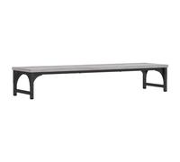 vidaXL Support de Moniteur Sonoma Gris 85x23x15,5 cm Bois d'ingénierie