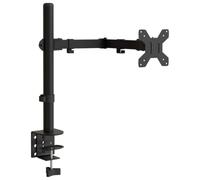 vidaXL Support d'écran noir acier VESA 75/100 mm