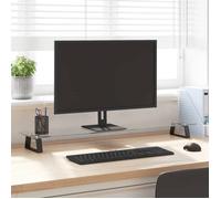 vidaXL Support de Moniteur, Support d'Ordinateur avec Rangement, Réhausseur d’Écran pour Ordinateur Bureau,374226