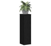 vidaXL Support de Plante 2 pcs Chêne Noir 17 x 17 x 60 cm, Support de Plantes pour Salon, présentoir rectangulaire, Pot pour Herbes, déco botanique, Accessoire Jardin