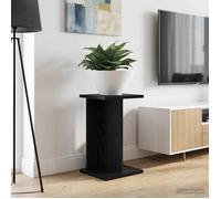 vidaXL Support de Plante 2 pcs Chêne Noir 25 x 25 5 x 40 5 cm 899677