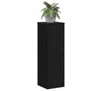 vidaXL Supports de plantes Chêne noir – Bois d'ingénierie – 80 cm – Lot de 2