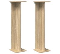 vidaXL Support de Plante 2 pcs Chêne Sonoma 25 x 25,5 x 100,5 cm