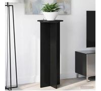 vidaXL Support de Plante 2 pcs Noir Ø40 x 100 cm Bois d'ingénierie 899691