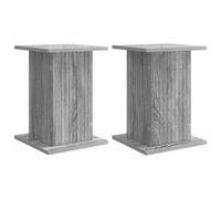 vidaXL Support de Plante 2 pcs Sonoma gris 30,5 x 30 x 43 cm
