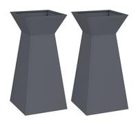 vidaXL Support de plante Anthracite Plastique 35 x 35 x 73 cm