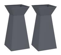 vidaXL Support de plante Anthracite Plastique 35 x 35 x 73 cm