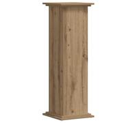 vidaXL Support pour plantes 33x33x100 cm Bois d'ingénierie Marron