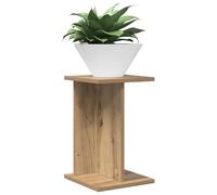 vidaXL Support de Plante Chêne Artisanal 25 x 25,5 x 40,5 cm, Support de plante moderne, étagère durable à plusieurs niveaux, déco compacte pour le salon, mettez du vert