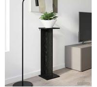 vidaXL Support de Plante Chêne Noir 25 x 25,5 x 80,5 cm 899644