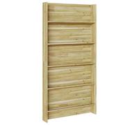 Vidaxl Support De Jardin À Plantes 5 Niveaux 90x15x180 Cm Bois Imprégné De Pin