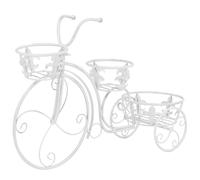 vidaXL Support de Plantes sous Forme de Vélo Style Vintage Métal Porte-Plantes
