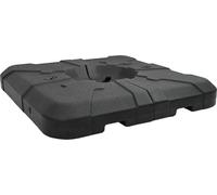 Set De Base Pour Parasol Déporté 2 Pièces Vidaxl - 110 Kg De Sable Ou 70 Kg D'eau