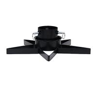 vidaXL Support de Sapin de Noël Base d'arbre de Noël Porte-Sapin Support d'arbre de Noël Base de Sapin de Noël Salon Maison Noir 47x47x13,5 cm