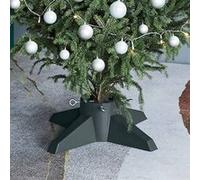 vidaXL Support de Sapin de Noël Base d'Arbre de Noël Porte-sapin Support d'Arbre de Noël Base de Sapin de Noël Salon Maison Vert 55,5x55,5x15 cm Vert G