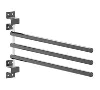 vidaXL Support de Tapis de Selle 3 Bras Noir Fer, Support de Couverture de Selle, étagère de Tapis de Selle pour Cheval, Support de Tapis de Selle Suspendu