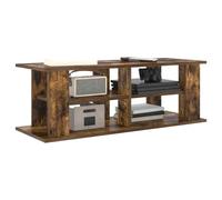 vidaXL Support de télévision Chêne fumé 96 x 35 x 33,5 cm, Aménagement Salon, Meuble TV Moderne, étagère Pratique, Armoire en Bois, unité Durable, Design épuré