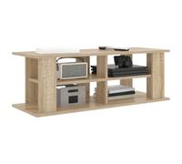 vidaXL Support de télévision Chêne Sonoma 96 x 35 x 33,5 cm, Aménagement Salon, Meuble TV Moderne, étagère Pratique, Armoire en Bois, unité Durable, Design épuré