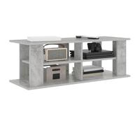 vidaXL Support de télévision Gris béton 96 x 35 x 33,5 cm, Aménagement Salon, Meuble TV Moderne, étagère Pratique, Armoire en Bois, unité Durable, Design épuré