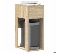 vidaXL Support de tour d'ordinateur avec tiroir Chêne Sonoma 30 x 44 x 74 cm Multicolore