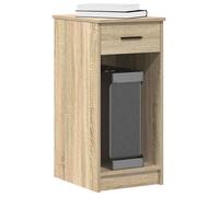vidaXL Support de tour d'ordinateur avec tiroir chêne sonoma 35×45×77 cm 858742