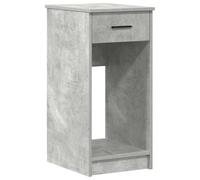 vidaXL Support de tour d'ordinateur avec tiroir – Gris béton 35x45x77 cm