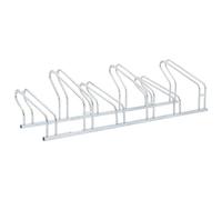 vidaXL Support de vélo au sol autoportant pour 6 vélos en acier galvanisé
