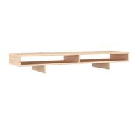 vidaXL Support d'écran 100x27x14 cm pin massif