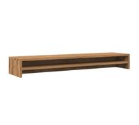 vidaXL Support d'écran Chêne artisanal 100 x 24 x 13 cm Bois d'ingénierie
