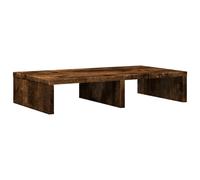 vidaXL Support d'écran chêne fumé 50x27x10 cm bois composite