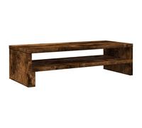 vidaXL Support d'écran chêne fumé 54x22x15 cm bois composite