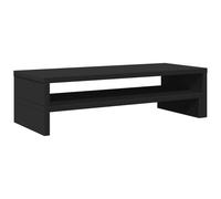 vidaXL Support de moniteur noir 54x22x15 cm bois d'ingénierie, support de moniteur pour bureau, étagère de moniteur, support de moniteur d'ordinateur