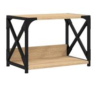 Support d imprimante à 2 niveaux chêne sonoma 44x26x31,5 cm