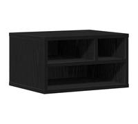 Support d'imprimante vidaXL Chêne noir 40x32x22,5 cm Bois reconstitué