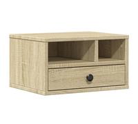 vidaXL Support d'imprimante Chêne Sonoma 40x32x22,5 cm Bois ingénierie avec rangement