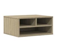 vidaXL Support d'imprimante chêne Sonoma 49x40x22,5 cm bois ingénierie avec rangement