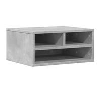 Vidaxl Support D'imprimante Gris Béton 49x40x22,5 Cm Bois D'ingénierie Gris
