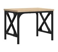 vidaXL Support d'Imprimante, Organisateur de Dossiers avec Pieds Réglables, Étagère de Rangement Bureau Intérieur, Chêne Sonoma Bois d'Ingénierie