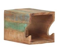 Support mural de vélos 35x25x25 cm Bois de récupération massif