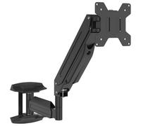 vidaXL Support mural écran bras articulé à gaz 27'' VESA 75/100 Noir 10 kg