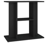 vidaXL Support pour aquarium noir 60x30x60 cm bois d'ingénierie 833568