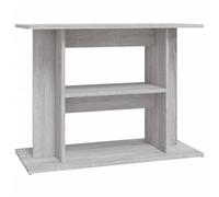vidaXL Support pour aquarium sonoma gris 80x35x60 cm bois d'ingénierie 833581
