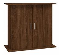 vidaXL Support pour Aquarium, Armoire pour Aquarium avec 4 Compartiments, Meuble de Base pour Aquarium avec Rangement Intérieur, Chêne Marron Bois d'Ingénierie