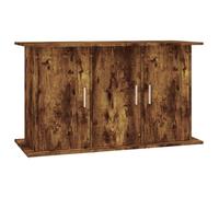 vidaXL Support pour Aquarium, Armoire pour Aquarium avec 6 Compartiments, Meuble de Base pour Aquarium avec Rangement Intérieur, Chêne Fumé Bois d'Ingénierie