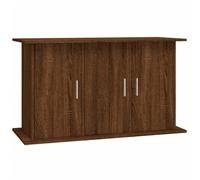 vidaXL Support pour Aquarium, Armoire pour Aquarium avec 6 Compartiments, Meuble de Base pour Aquarium avec Rangement Intérieur, Chêne Marron Bois d'Ingénierie