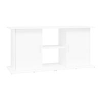 vidaXL Support pour aquarium blanc 121x41x58 cm bois d'ingénierie 833615